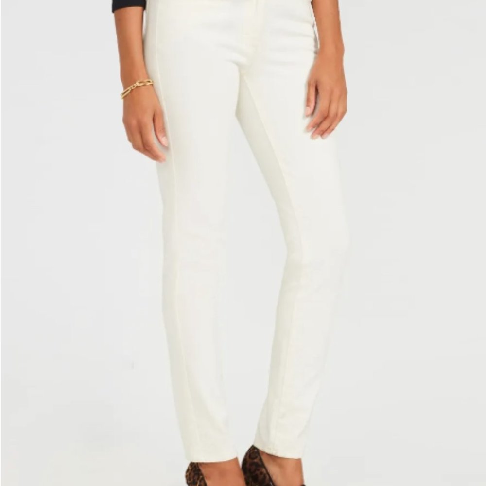 J. McLaughlin Lexi Skinny Jeans Egret White